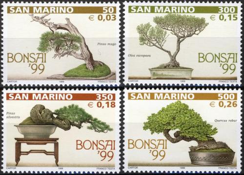 Potovn znmky San Marino 1999 Bonsaje Mi# 1828-31