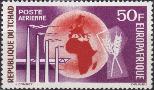 Potovn znmka ad 1964 EUROPAFRIQUE Mi# 119