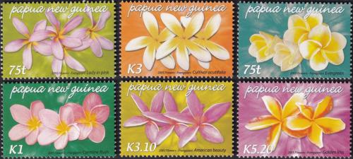 Potovn znmky Papua Nov Guinea 2005 Kvtiny Mi# 1123-28