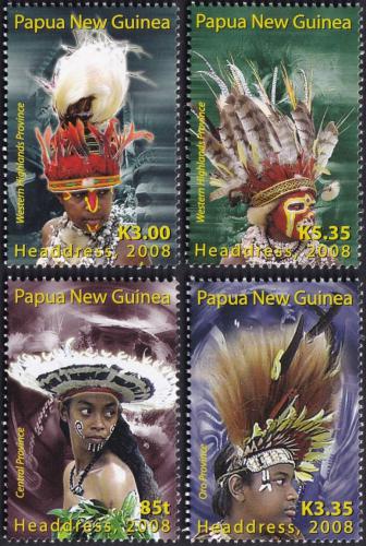 Potovn znmky Papua Nov Guinea 2008 Tradin esy Mi# 1327-30 Kat 10