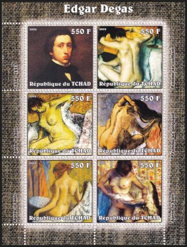 Potovn znmky ad 2002 Umn, Edgar Degas IB Mi# 2376-81 Bogen Kat 15