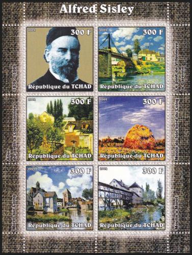 Potovn znmky ad 2002 Umn, Alfred Sisley IB Mi# 2322-27 Bogen Kat 8.50