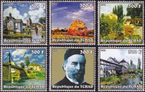 Potovn znmky ad 2002 Umn, Alfred Sisley IA Mi# 2322-27 Kat 8.50