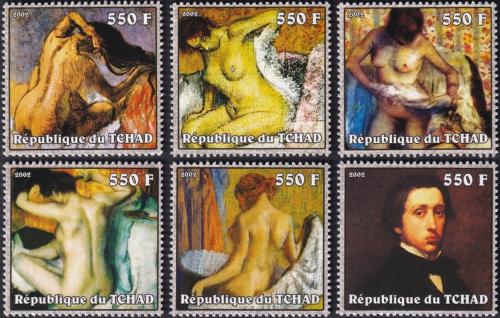 Potovn znmky ad 2002 Umn, Edgar Degas IA Mi# 2376-81 Kat 15