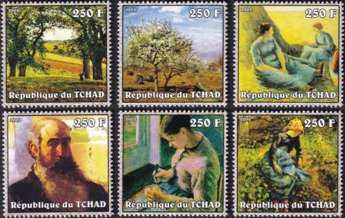 Potovn znmky ad 2002 Umn, Camille Pissarro Mi# 2316-21 Kat 7.50