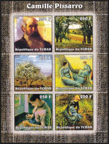 Potovn znmky ad 2002 Umn, Camille Pissarro Mi# 2316-21 Bogen Kat 7.50