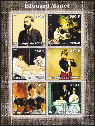 Potovn znmky ad 2002 Umn, Edouard Manet Mi# 2334-39 Bogen Kat 9.50