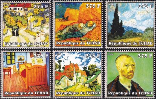 Potovn znmky ad 2002 Umn, Vincent van Gogh Mi# 2340-45 Kat 10