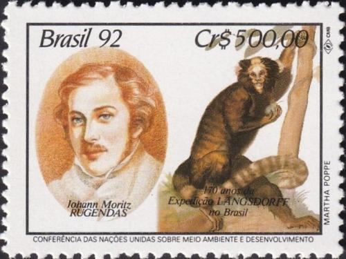 Potovn znmka Brazlie 1992 Johann Moritz Rugendas Mi# 2472