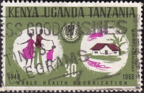 Potovn znmka K-U-T 1968 WHO, 20. vro 1A Mi# 173