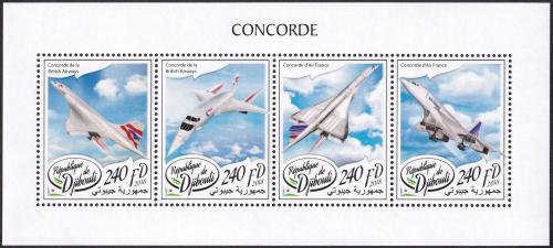 Potovn znmky Dibutsko 2018 Concorde Mi# 2094-97 Kat 10