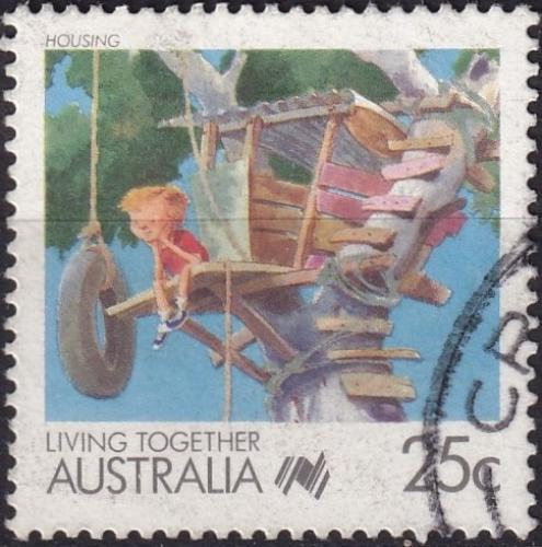 Potovn znmka Austrlie 1988 ivot v Austrlii Mi# 1084