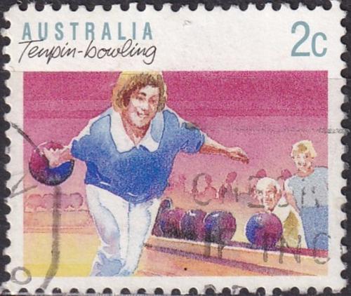 Potovn znmka Austrlie 1989 Bowling Mi# 1140