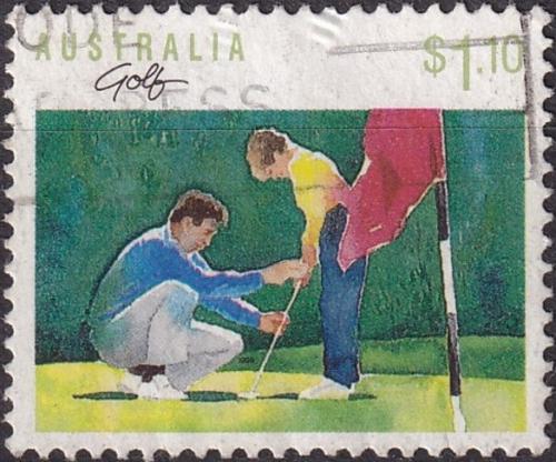 Potovn znmka Austrlie 1989 Golf Mi# 1145 A