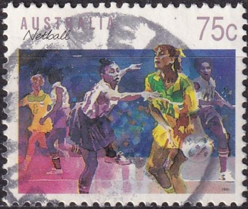 Potovn znmka Austrlie 1991 Netball 1A Mi# 1261