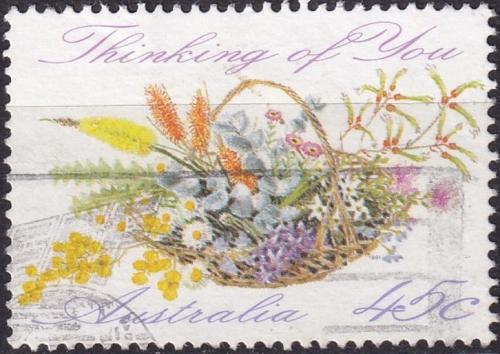 Potovn znmka Austrlie 1992 Kvtiny Mi# 1285 A