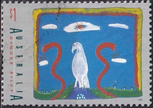 Potovn znmka Austrlie 1993 Umn domorodc Mi# 1362