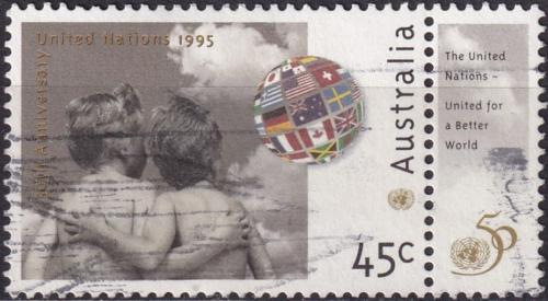 Potovn znmka Austrlie 1995 OSN, 50. vro 1A Mi# 1477