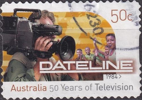 Potovn znmka Austrlie 2006 Australsk televize, 50. vro Mii# 2739