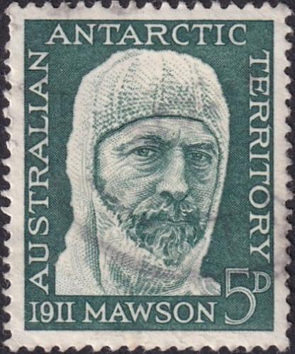 Potovn znmka Australsk Antarktida 1961 Douglas Mawson 1A Mi# 7