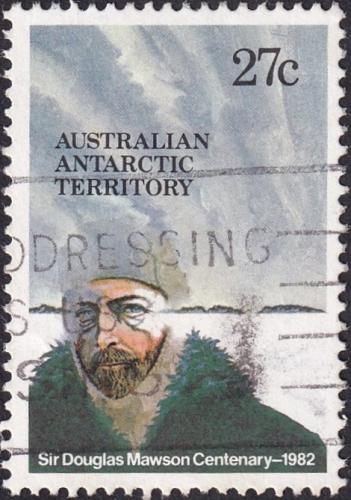 Potovn znmka Australsk Antarktida 1982 Douglas Mawson Mi# 53