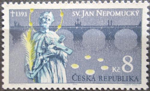 Potovn znmka esk republika 1993 Jan Nepomuck Mi# 4