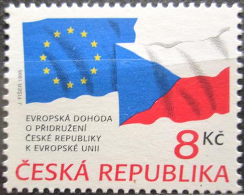 Potovn znmka esk republika 1995 Dohoda o pidruen k EU Mi# 62 - zvtit obrzek