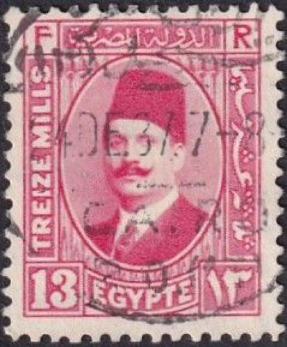 Potovn znmka Egypt 1927 Krl Fuad I. Mi# 128