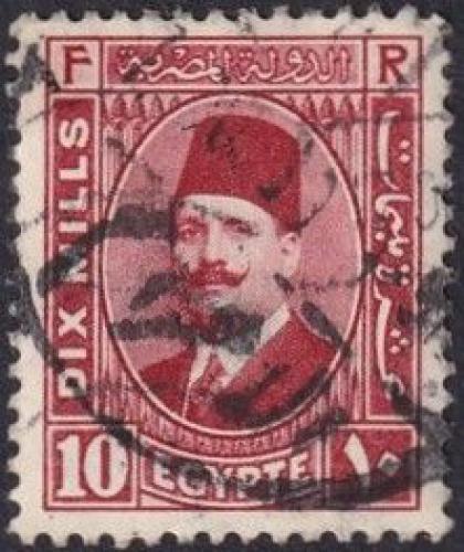 Potovn znmka Egypt 1929 Krl Fuad I. Mi# 127