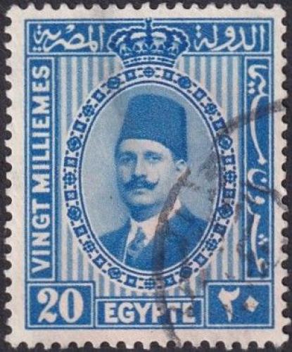 Potovn znmka Egypt 1932 Krl Fuad I. Mi# 131