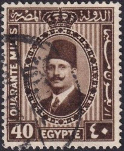 Potovn znmka Egypt 1932 Krl Fuad I. Mi# 132