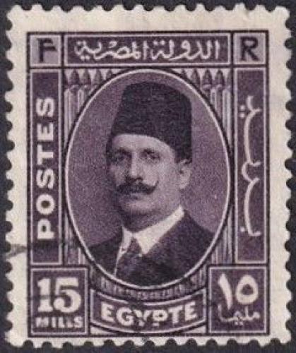 Potovn znmka Egypt 1934 Krl Fuad I. Mi# 206