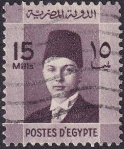 Potovn znmka Egypt 1937 Krl Farouk 1A Mi# 231