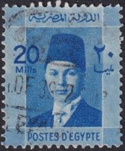 Potovn znmka Egypt 1937 Krl Farouk Mi# 232