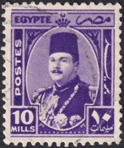 Potovn znmka Egypt 1944 Krl Farouk Mi# 273