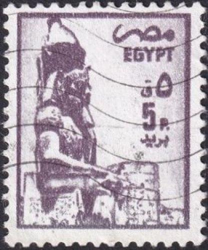 Potovn znmka Egypt 1985 Socha Ramsese II. Mi# 1501 X