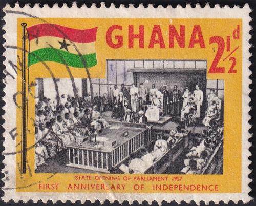 Potovn znmka Ghana 1958 Nezvislost, 1. vro Mi# 21