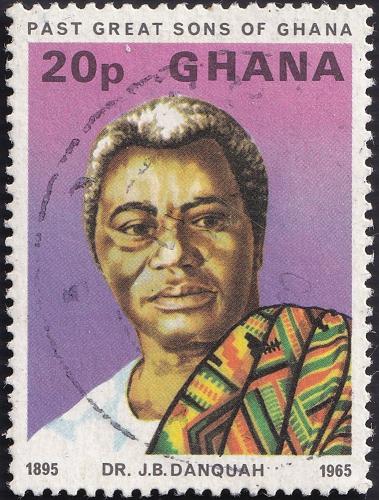 Potovn znmka Ghana 1980 Joseph Boakje Danquah, politik Mi# 821