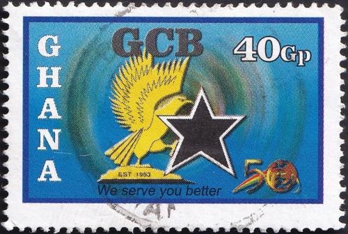 Potovn znmka Ghana 2007 Komern banka 1B Mi# 3954