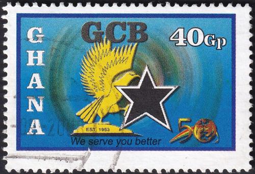 Potovn znmka Ghana 2007 Komern banka 1C Mi# 3954