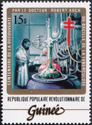 Potovn znmka Guinea 1983 Vdec v laboratoi Mi# 951 Kat 4