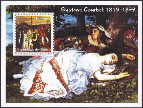 Potovn znmka Guinea 2002 Umn, Gustave Courbet Mi# Block 750 Kat 11