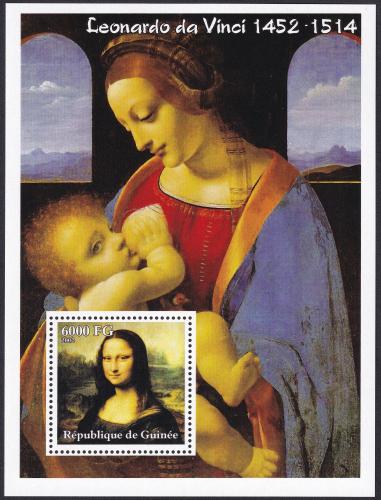 Potovn znmka Guinea 2002 Umn, Leonardo da Vinci Mi# Block 751 Kat 11