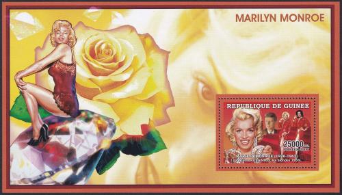 Potovn znmka Guinea 2006 Marilyn Monroe Mi# Block 1003