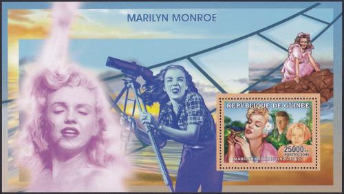 Potovn znmka Guinea 2006 Marilyn Monroe Mi# Block 1005