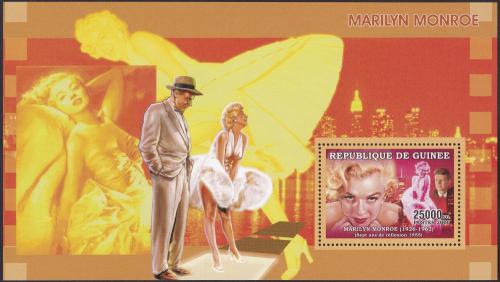 Potovn znmka Guinea 2006 Marilyn Monroe Mi# Block 1007