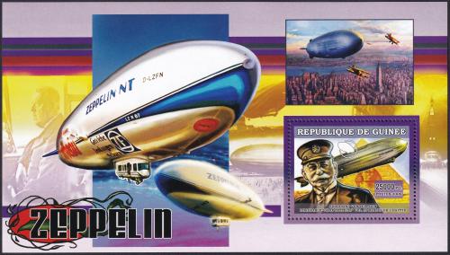 Potovn znmka Guinea 2006 Vzducholod, Zeppelin Mi# Block 1088