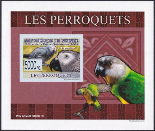 Potovn znmka Guinea 2007 Papouci DELUXE neperf. Mi# 6431 B Block