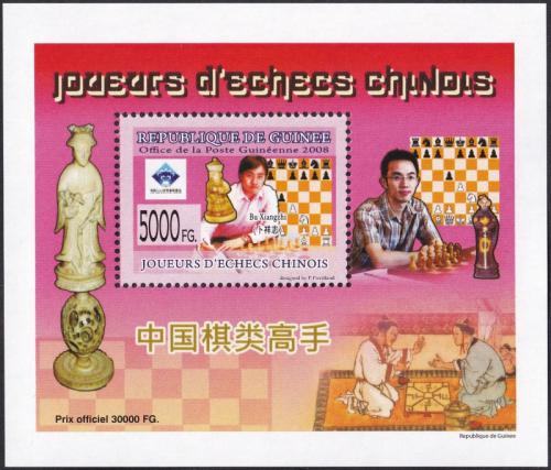 Potovn znmka Guinea 2008 nt achisti DELUXE Mi# 6152 Block - zvtit obrzek