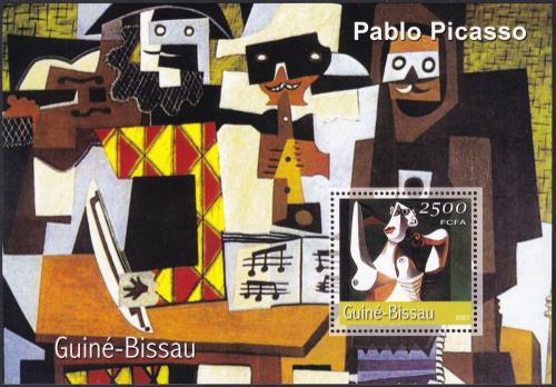 Potovn znmka Guinea-Bissau 2001 Umn, Pablo Picasso Mi# Block 339 Kat 8.50